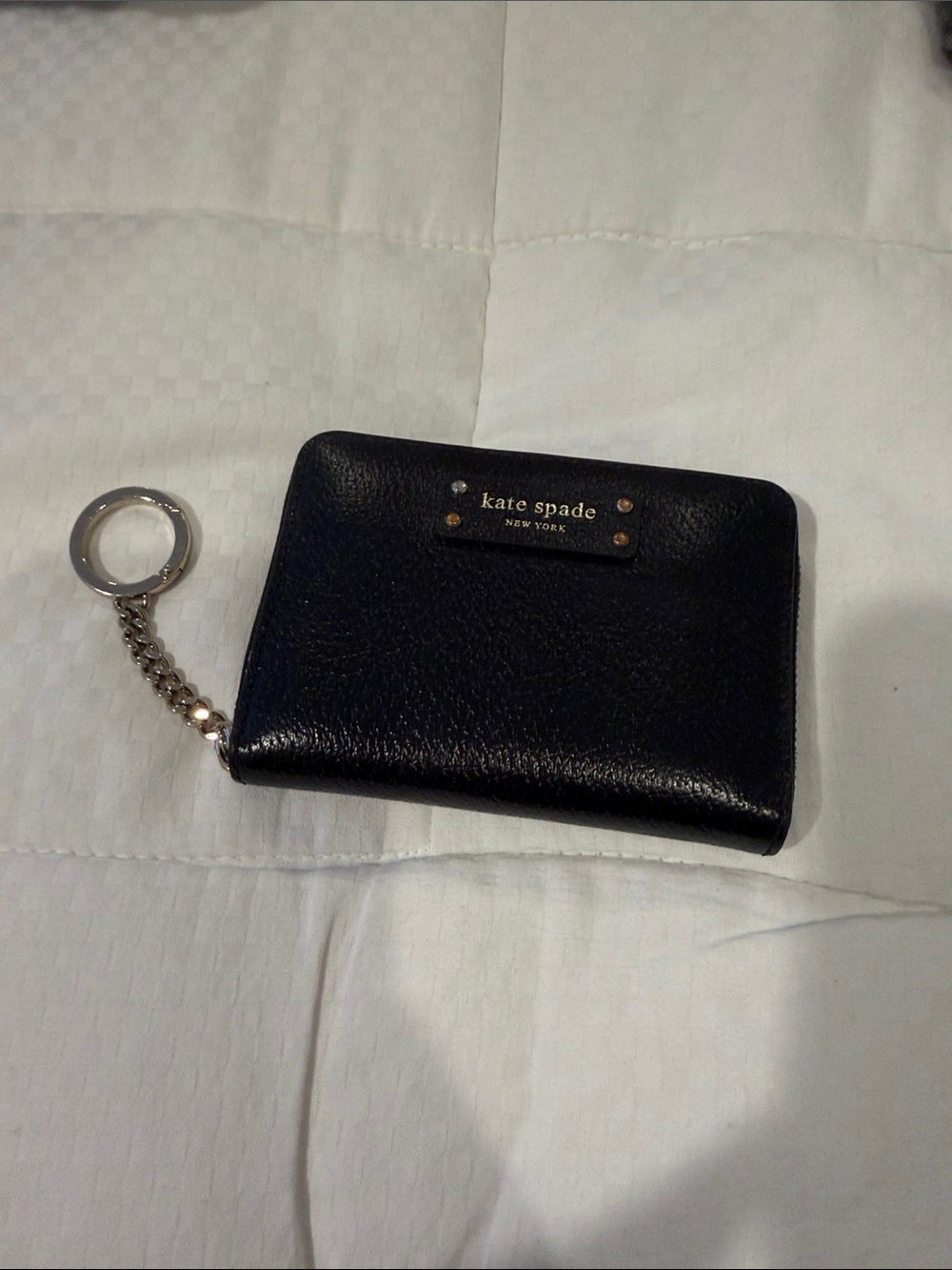 Kate Spade Coin Purse/ Key/ Card Holder- Black